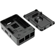 Корпус для микрокомпьютера ACD Black ABS Plastic case with Logo for Raspberry Pi 3 B/B+ (RA179)