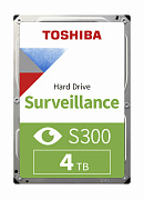 Жесткий диск Toshiba 4000 Gb S300 SURVEILLANCE (HDWT840UZSVA)