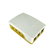 Корпус для микрокомпьютера ACD ABS Case for Raspberry 4B White+Yellow (RA600)