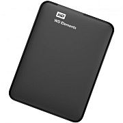 Внешний HDD Western Digital 1000 Gb ELEMENTS Black (WDBUZG0010BBK-WESN)