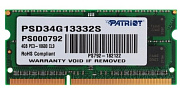 Оперативная память 4 Gb 1333 MHz PATRIOT (PSD34G13332S)