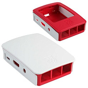Корпус для микрокомпьютера ACD ABS Plastic case for Raspberry Pi 3 B/B+ Red+White (RA129)