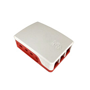 Корпус для микрокомпьютера ACD ABS Case for Raspberry 4B Red+White (RA597)